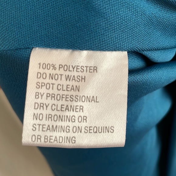 IEENA FOR MACDUGGAL Women's Pleated Gown Size 6 in Navy Blue - Picture 10 of 10